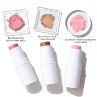 3 PCS Makeup Stick Kit: Highligher, Blush & Contour Set