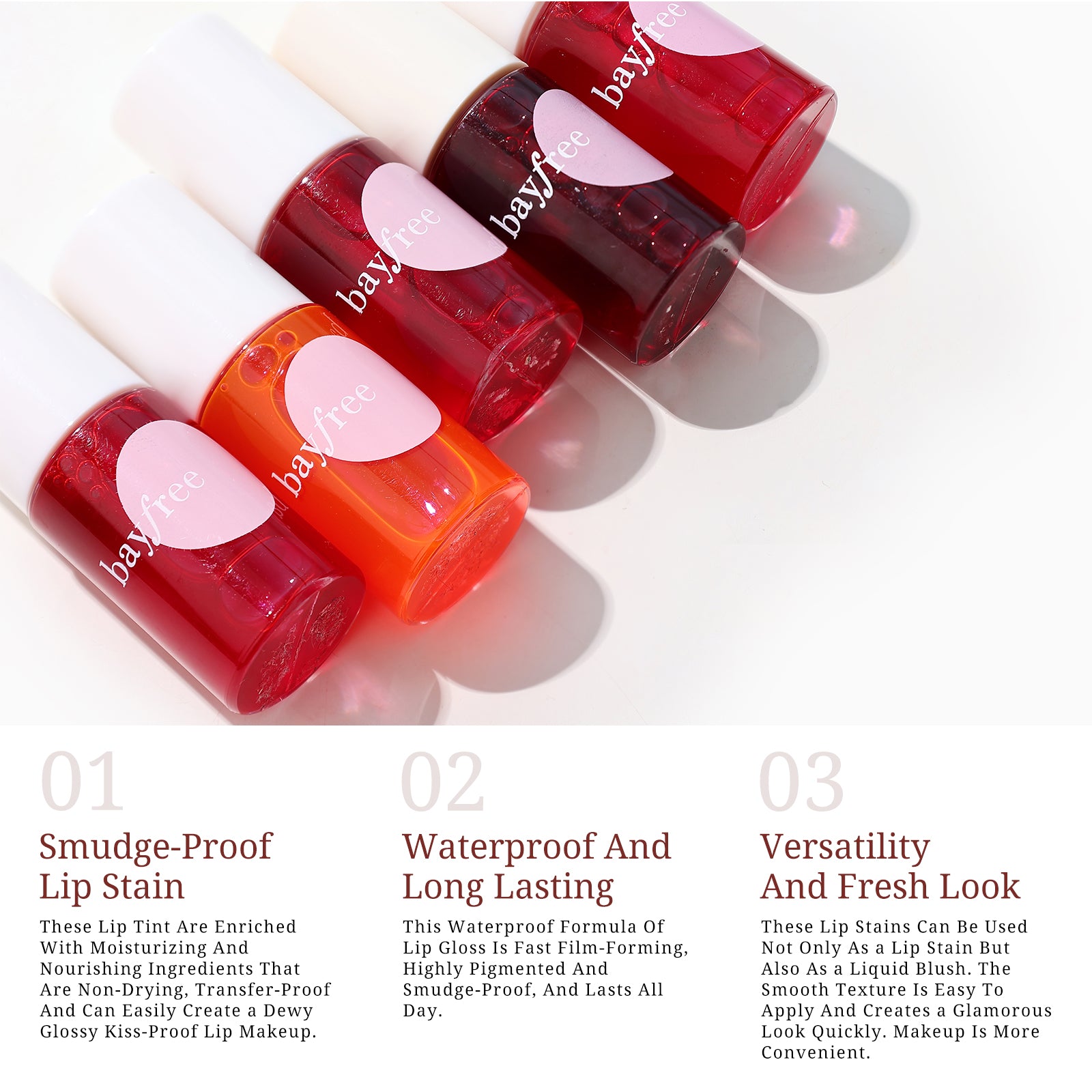 bayfree Lip Tint Stain Set - Juicy